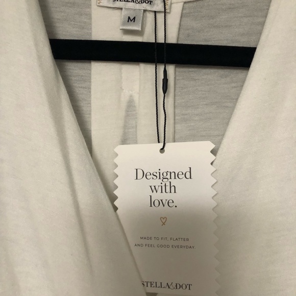 Stella & Dot White Blouse - Picture 3 of 4